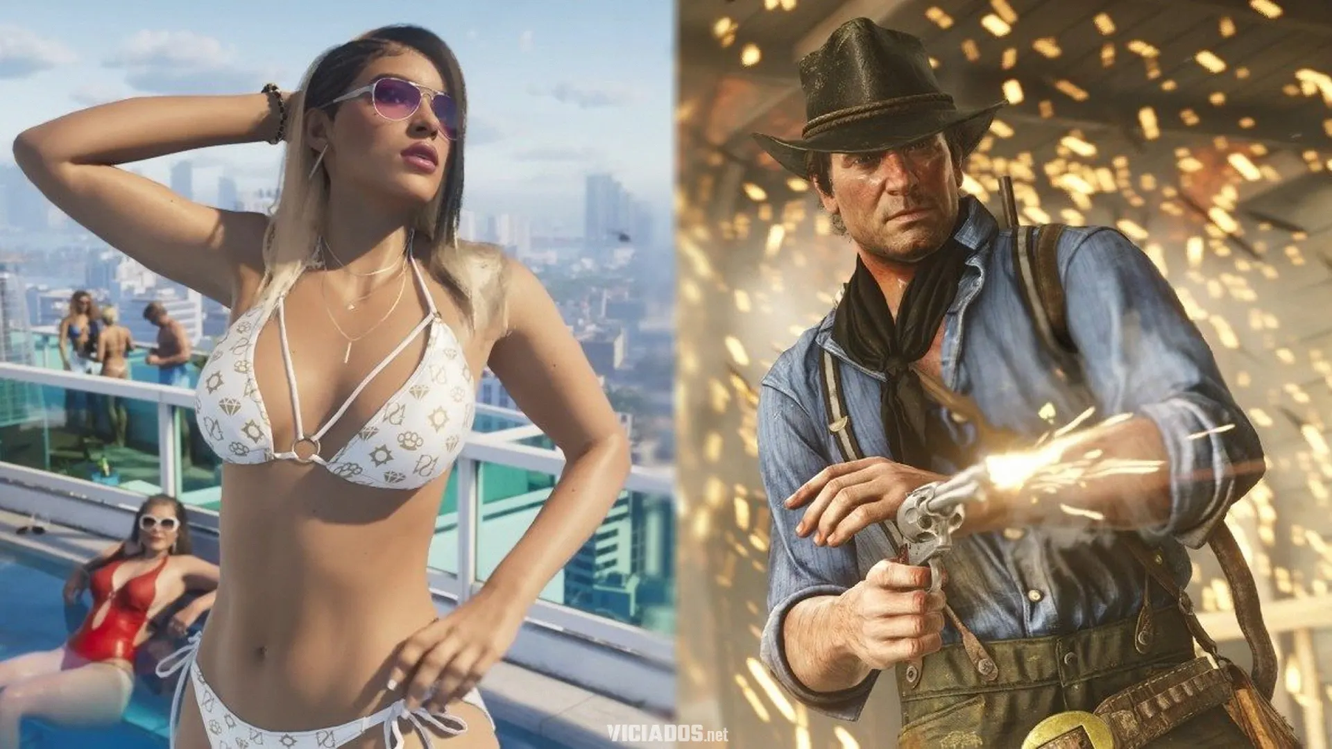 RDR 2 GTA 6 Red Dead Redemption II Grand Theft Auto VI Rockstar Games Lucia Arthur 2025