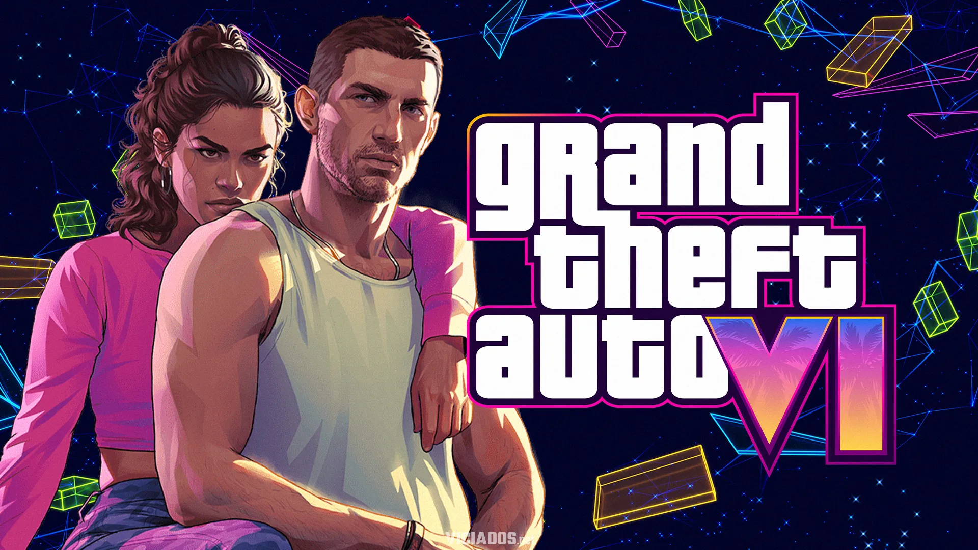 GTA 6 Grand Theft Auto VI Lucia Jason Vice City Wallpaper 2025