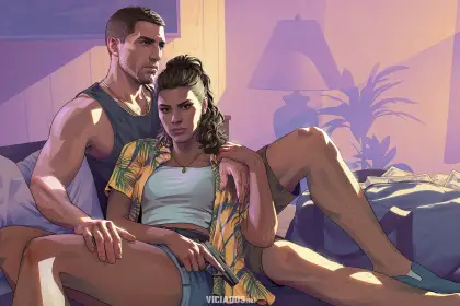 GTA 6 Grand Theft Auto VI Lucia Jason Art Rockstar Games 2026